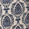 Baroque Print Sleeveless Mini Dress Front View 2