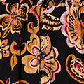 Paisley Short Sleeve Maxi Dress Full Length View