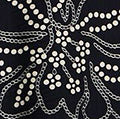 Printed Flare Sleeve Knee Length Dress Full Length View