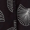 Embroidered Sleeveless Midi Shirt Dress Back View 2