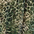 Animal Print Semi Sheer Tie Maxi Dress Front View 2