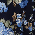 Floral Angel Sleeve Wrap Midi Dress Full Length View
