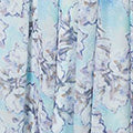 Printed Mesh Texture Midi Wrap Dress Full Length View
