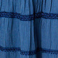 Embroidered Tiered Sleeveless Midi Dress Side View 2