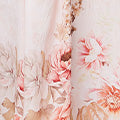 Floral Border Print Cami Midi Dress Front View 2