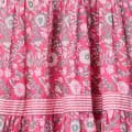 Floral Sleeveless Tiered Sun Dress Back View 2