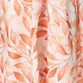 Leaf Print Short Puff Sleeve Midi Dress Styled View 2