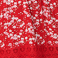 Floral Lace Trim 1/2 Sleeve Mini Dress Styled View 2