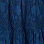 Floral Lace Frill 1/2 Sleeve Midi Dress Full Length View 2