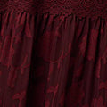 Floral Lace Frill 1/2 Sleeve Midi Dress Full Length View