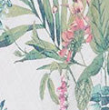 Leaf Print Sleeveless Knee Length Dress Front View 2