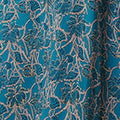 Printed Tie Waist Layered Midi Dress Full Length View