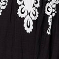 Ikat Print 1/2 Sleeve Relaxed Short Dress Side View 4