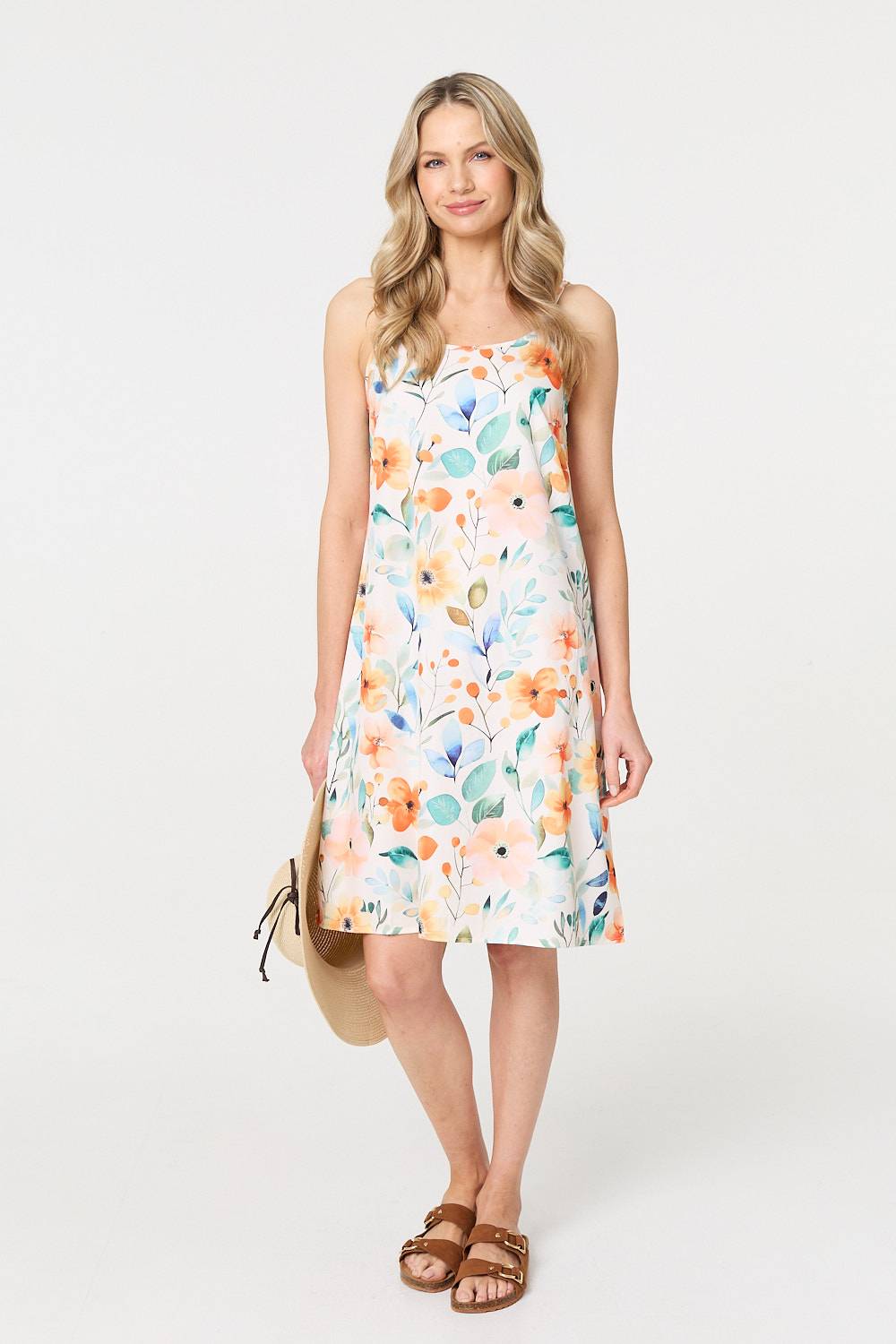 Floral Lace Tie Waist Midi Shirt Dress Detail View 2