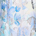 Floral Semi Sheer Lace Layer Midi Dress Side View 2