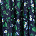 Floral Sleeveless Tie Waist Midi Dress Back View 2