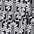 Printed Short Sleeve Mini Shirt Dress Front View 2