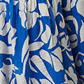 Floral Puff Sleeve Tiered Midi Dress Back View 2