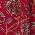 Printed Frill Trim Knee Length Dress Back View 2