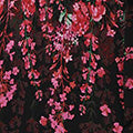 Floral Tie Waist Sheer Layer Maxi Dress Back View 2