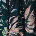 Floral Lace Trim Belt Waist Maxi Dress Full Length View