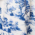 Border Print Tie Waist Maxi Shirt Dress Back View 2