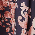 Border Print High Neck Maxi Shirt Dress Styled View