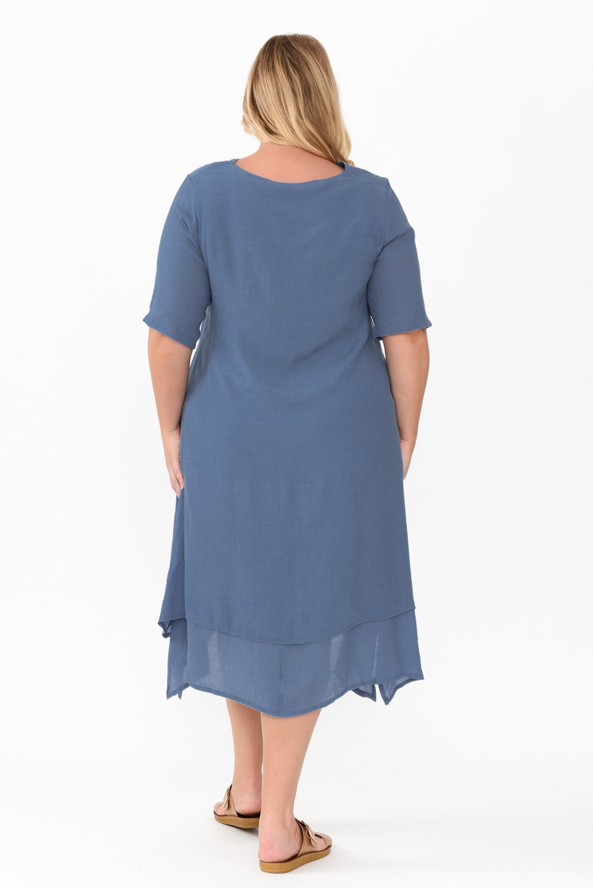Nala Steel Layers Dress Full Length View 2