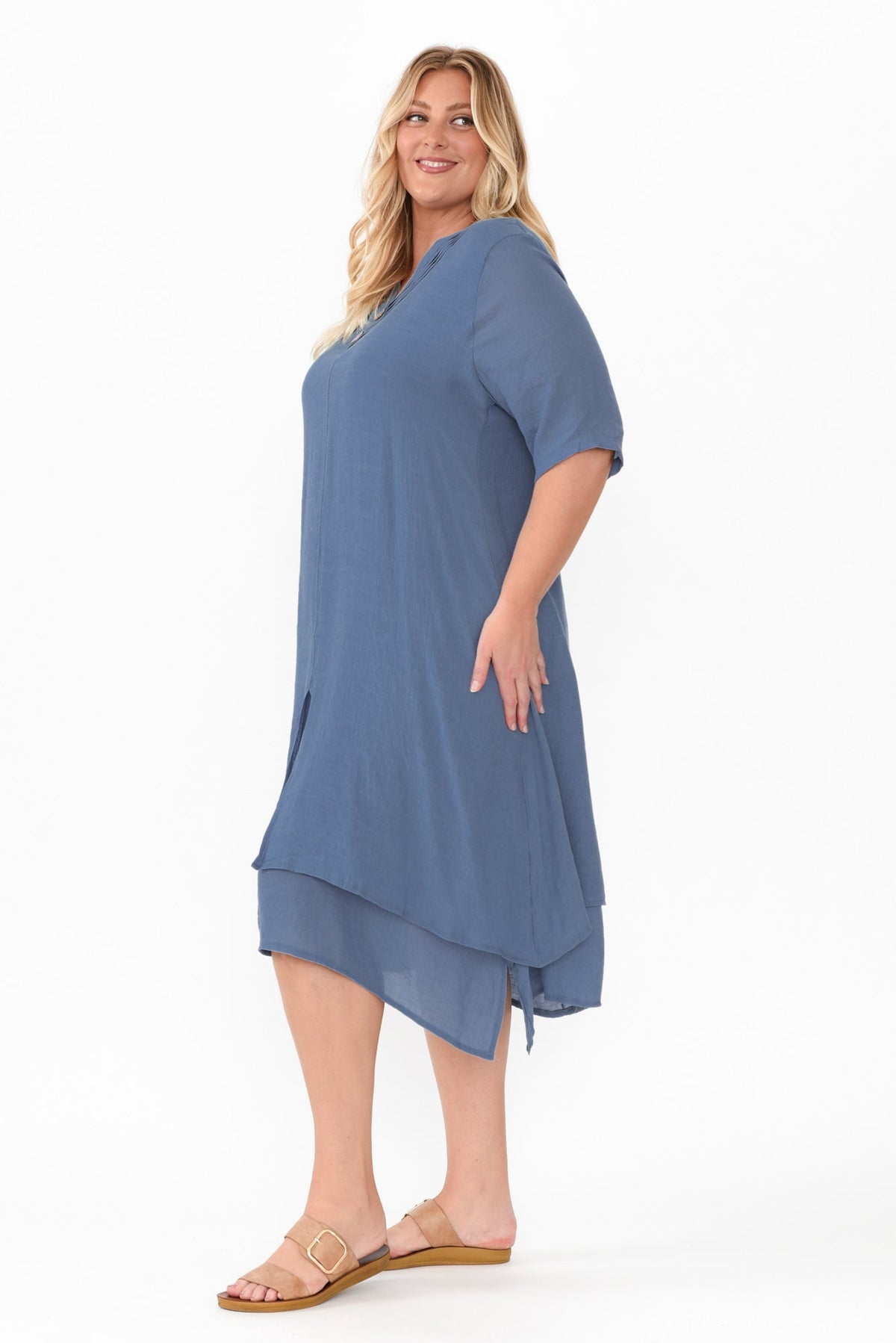 Nala Steel Layers Dress Styled View 2