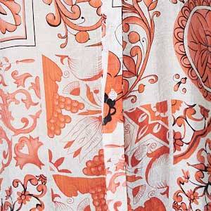 Mosaic Print Longline Blouse Dress Full Length View