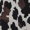 Animal Print Longline Semi Sheer Shirt Back View 2